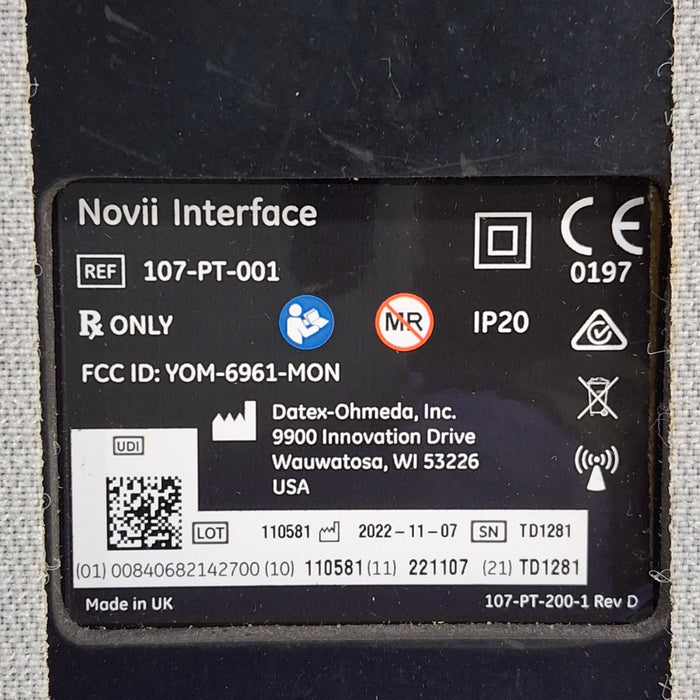 Monica Healthcare Limited 107-PT-001 Fetal Monitor