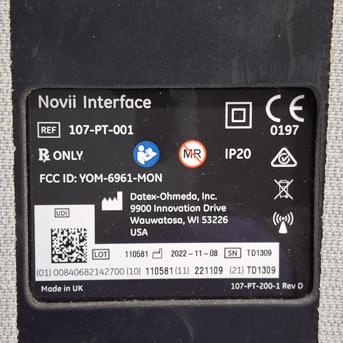 Monica Healthcare Limited 107-PT-001 Fetal Monitor