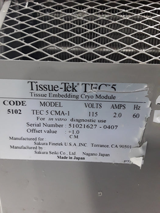 SAKURA Tissue-Tek TEC 5 Cryo Module