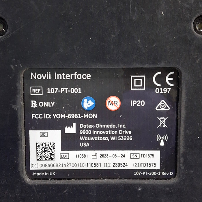 Monica Healthcare Limited 107-PT-001 Fetal Monitor