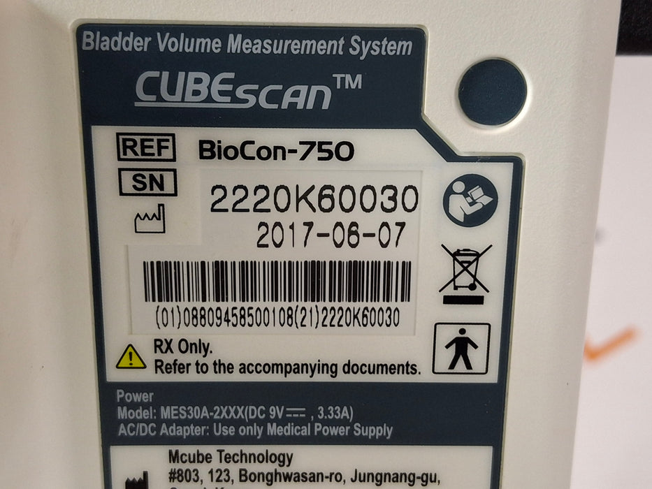 Medline CubeScan BioCon 750 Bladder Scanner