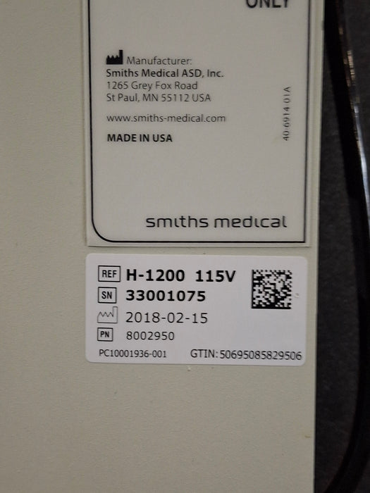 Level 1 Technologies Inc. H-1200 Fluid Warmer