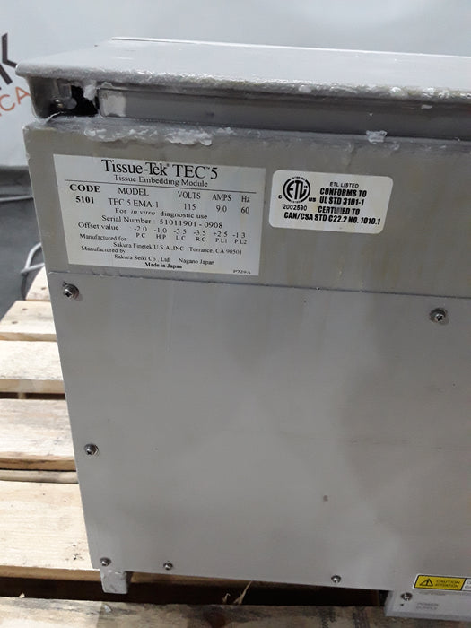 SAKURA Tissue-Tek TEC 5 Embedding Station