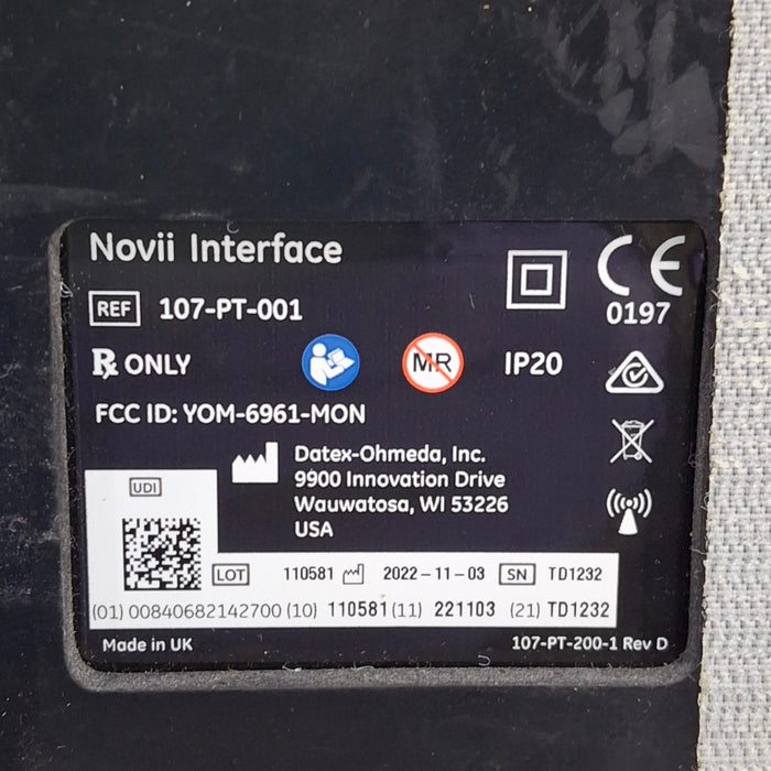 Monica Healthcare Limited 107-PT-001 Fetal Monitor