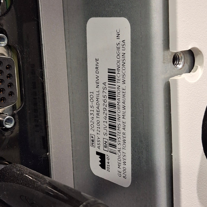 GE Healthcare Case Console w/ T2100 Stress Test System