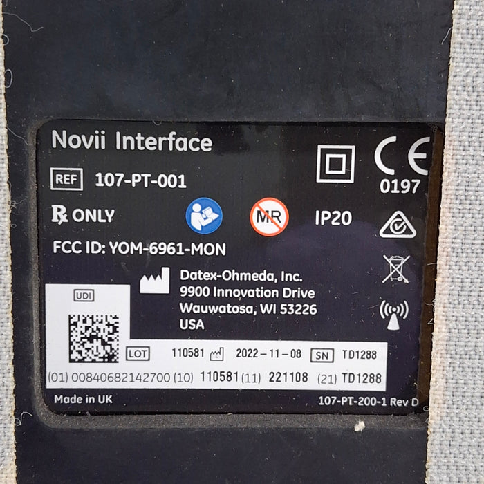 Monica Healthcare Limited 107-PT-001 Fetal Monitor