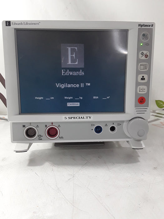 Edwards Lifesciences Vigilance II Patient Monitor