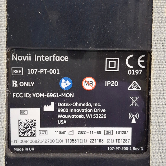 Monica Healthcare Limited 107-PT-001 Fetal Monitor