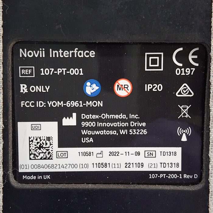 Monica Healthcare Limited 107-PT-001 Fetal Monitor