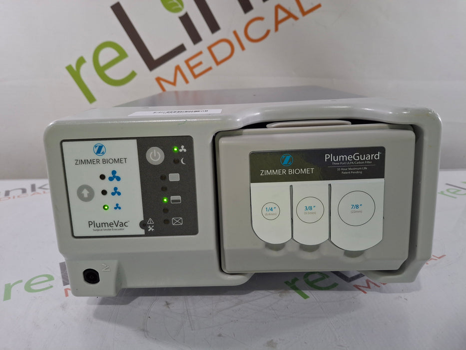 Zimmer PlumeVac AEVV120 Surgical Smoke Evacuator