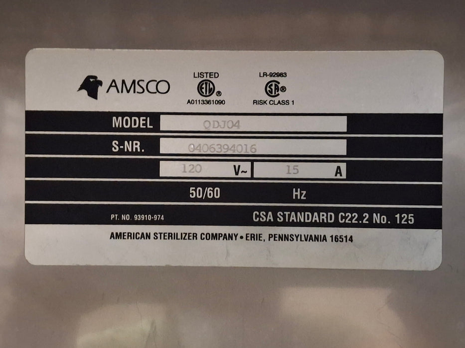 Steris QDJ04 Dual Compartment Warming Cabinet