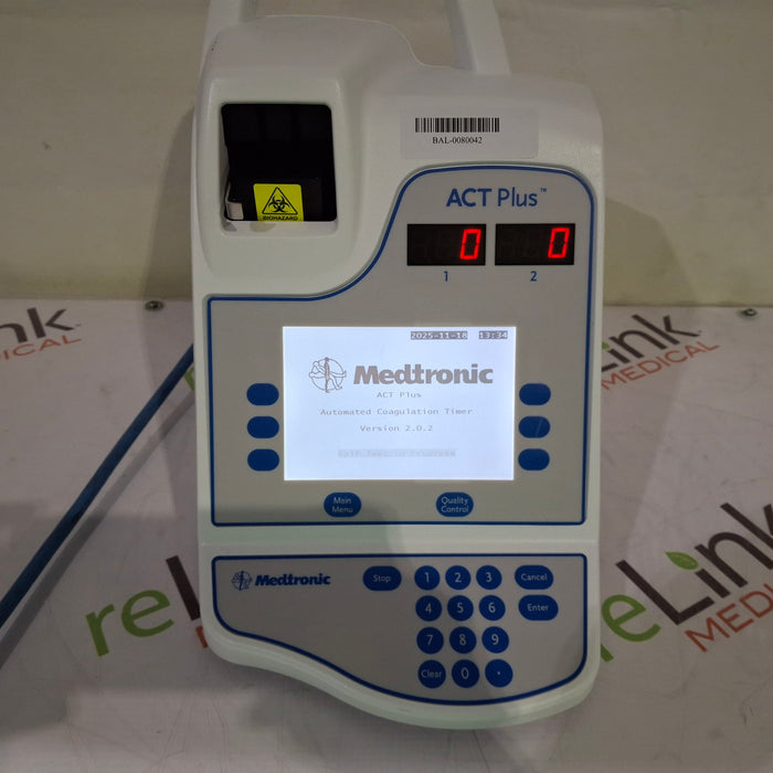 Medtronic ACT Plus Automated Coagulation Timer