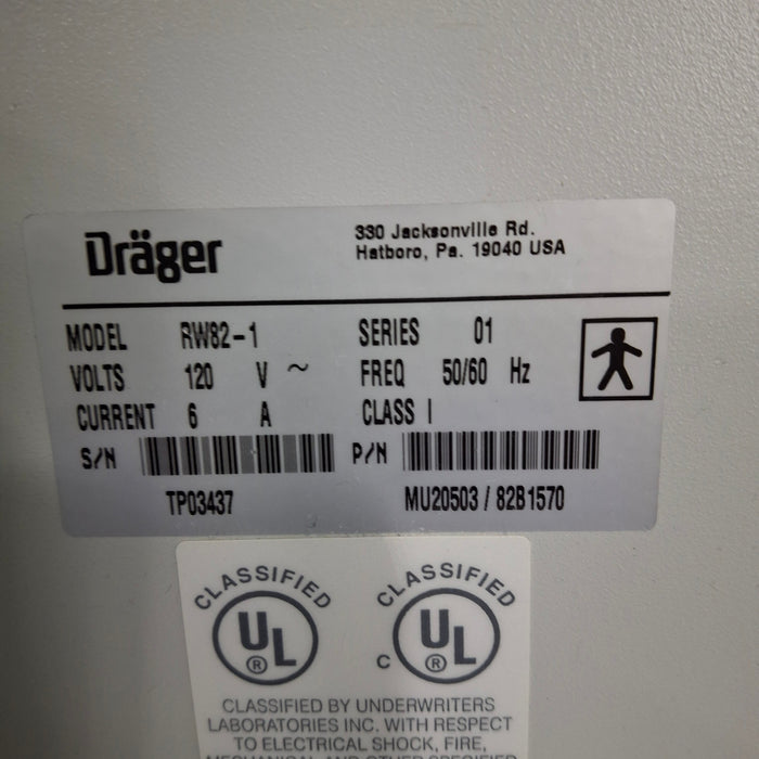 Draeger Medical Resuscitaire Radiant Infant Warmer