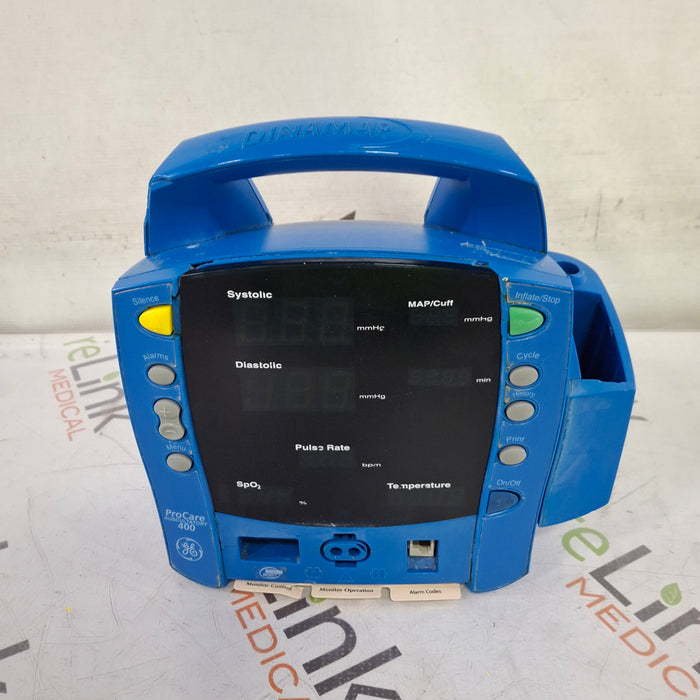 GE Healthcare Dinamap ProCare 400 Patient Monitor