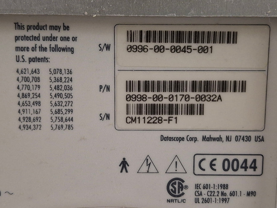 Datascope Passport 2 Patient Monitor