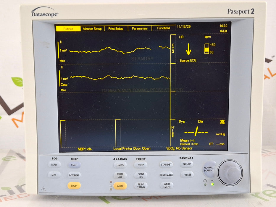 Datascope Passport 2 Patient Monitor