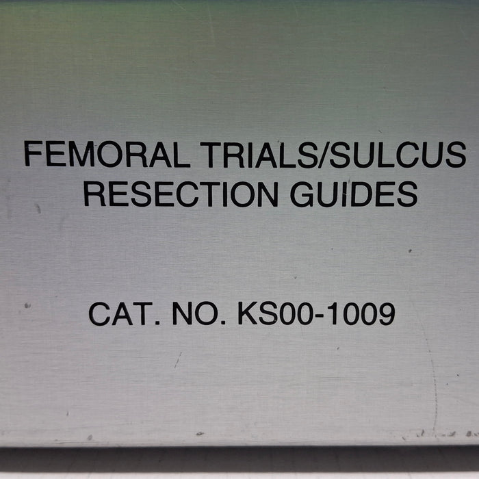 Wright Surgical KS00-1009 Femoral Trials/Sulcus Resection Guides