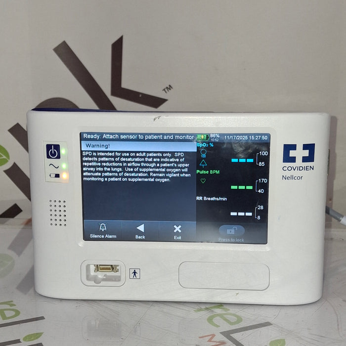 Covidien PM1000N Nellcor Bedside SPO2 Monitor