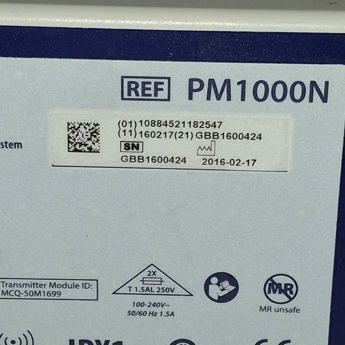 Covidien PM1000N Nellcor Bedside SPO2 Monitor