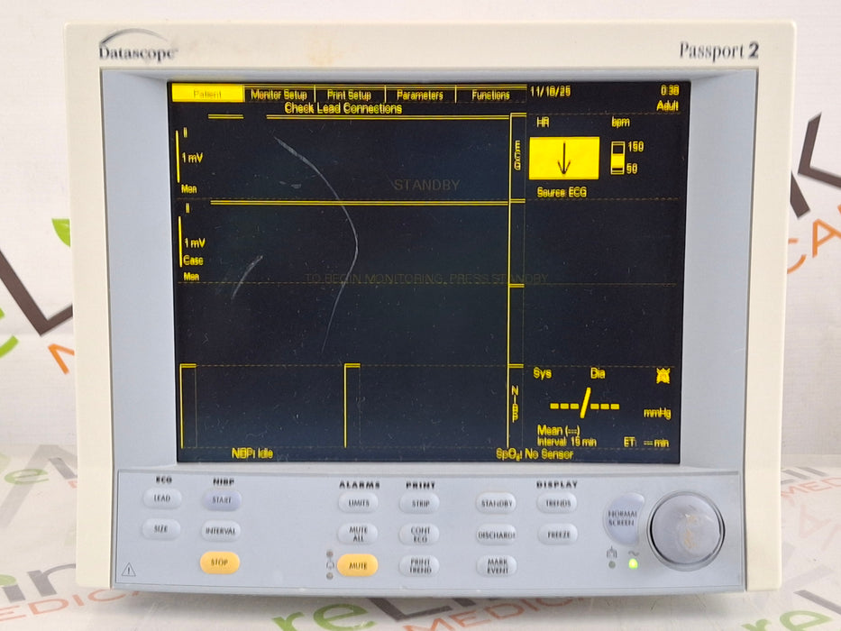 Datascope Passport 2 Patient Monitor