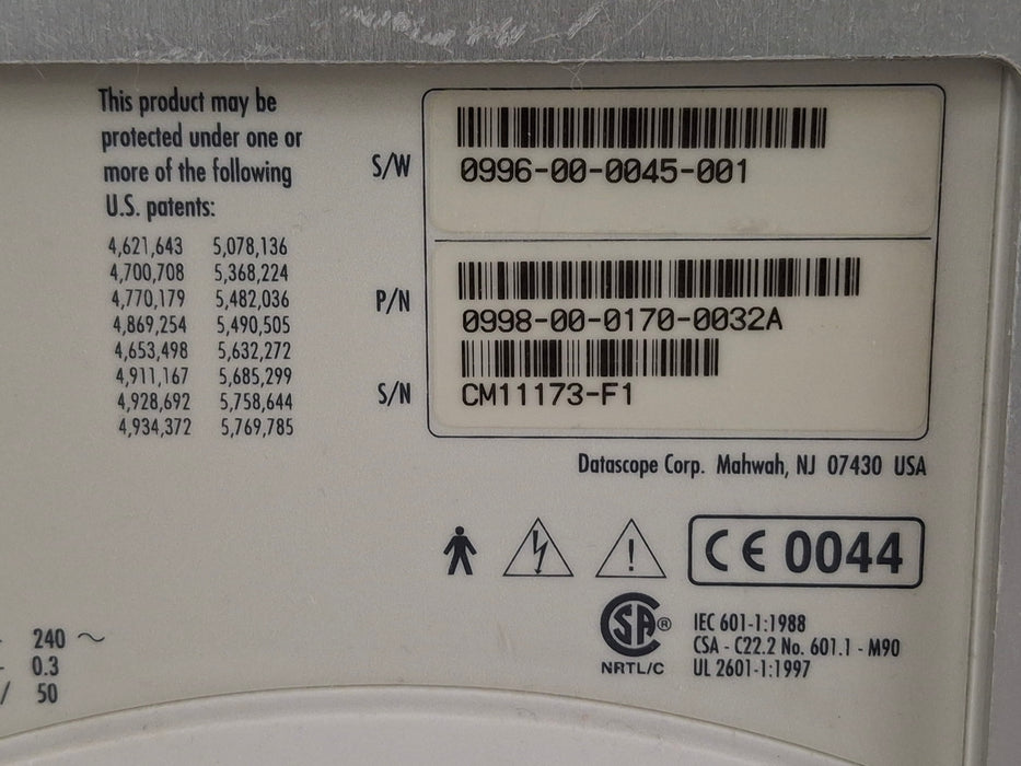 Datascope Passport 2 Patient Monitor