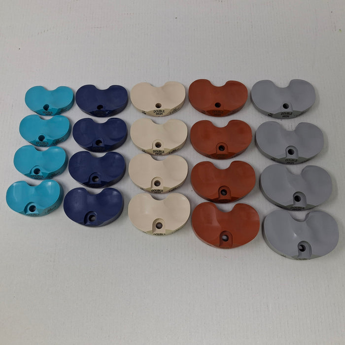 Wright Surgical KS00-1018 Double High Right Tibial Insert Trials SZ 1-5, 10-17mm