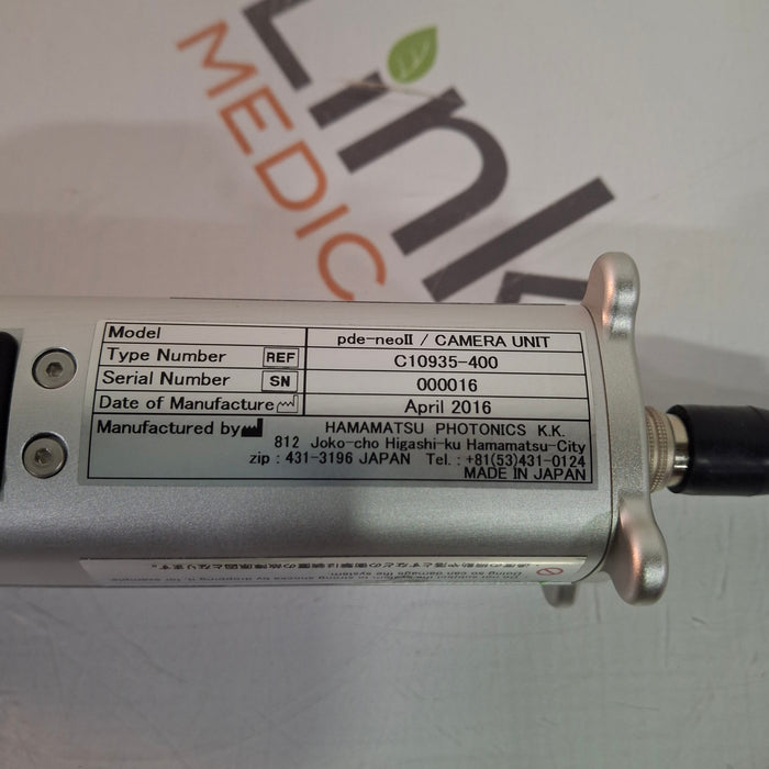 Hamamatsu Corp PDE-NEO II Camera System