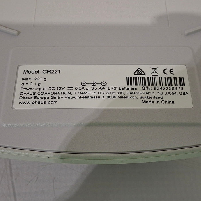 Ohaus CR221 Compact Scale