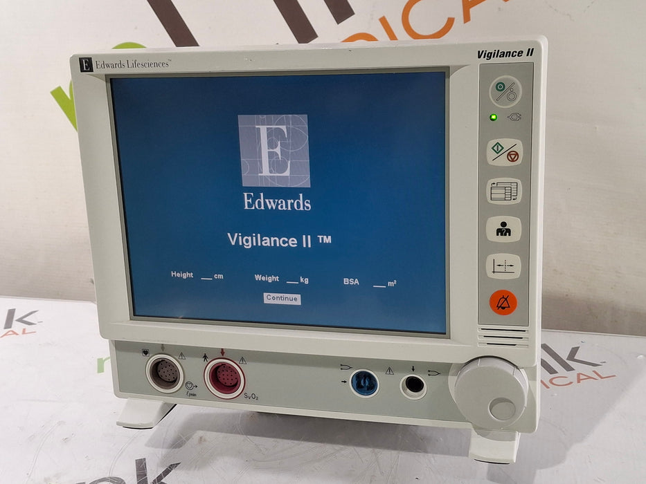 Edwards Lifesciences Vigilance II Patient Monitor