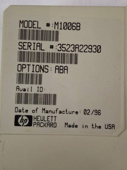 Philips M1006B Single Parameter IBP Module