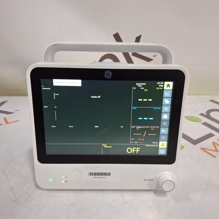GE Healthcare B105M Patient Monitor