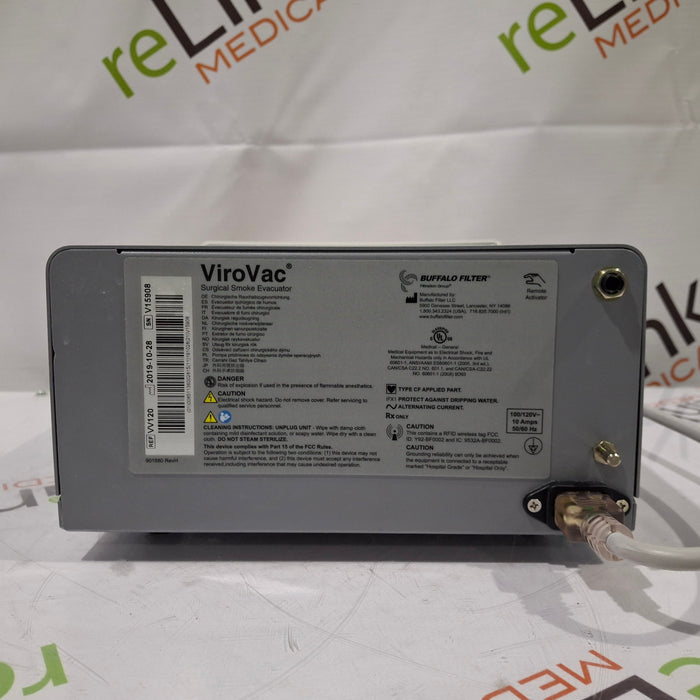 Buffalo Filter ViroVac Smoke Evacuation System