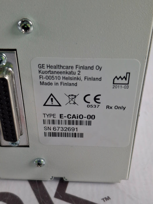 GE Healthcare E-CAiO-00 Gas Exhaust Module