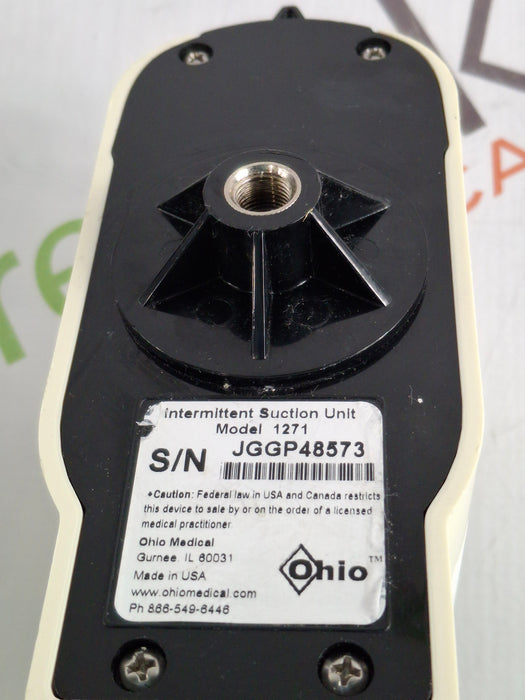 Ohio Medical Corporation 1271 Suction Regulator