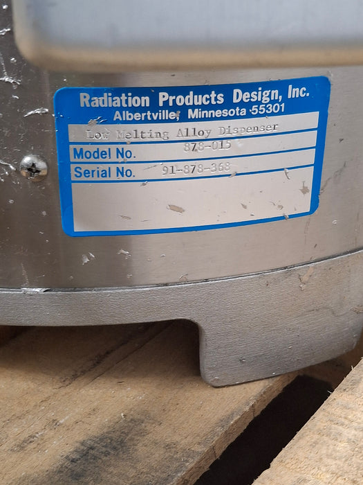 Radiation Products Design 878-015 Low Melting Alloy Dispenser