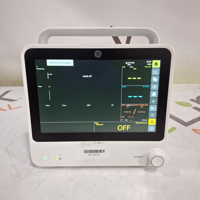 GE Healthcare B105M Patient Monitor