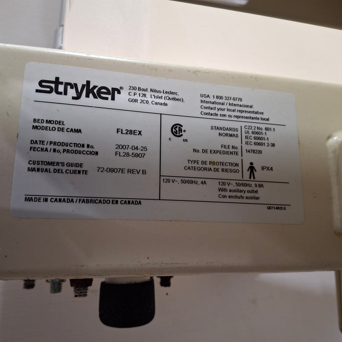 Stryker FL28EX Electric Bed GoBed II