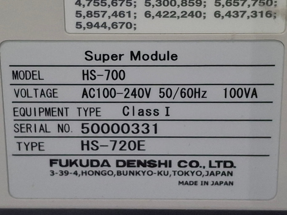 Fukuda Denshi Dynascope HS-700 Super Module