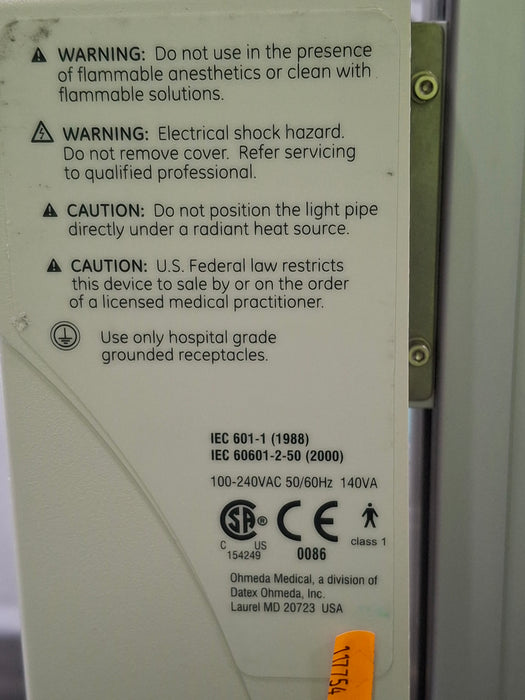 Datex-Ohmeda Giraffe Infant Incubator