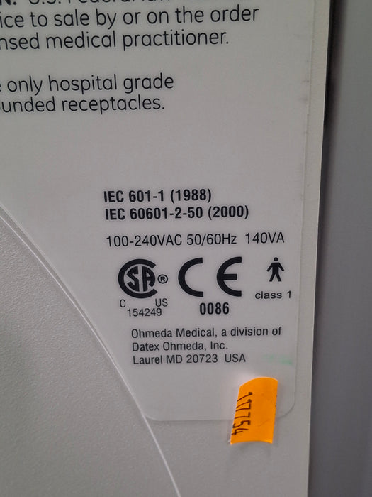 Datex-Ohmeda Giraffe Infant Incubator