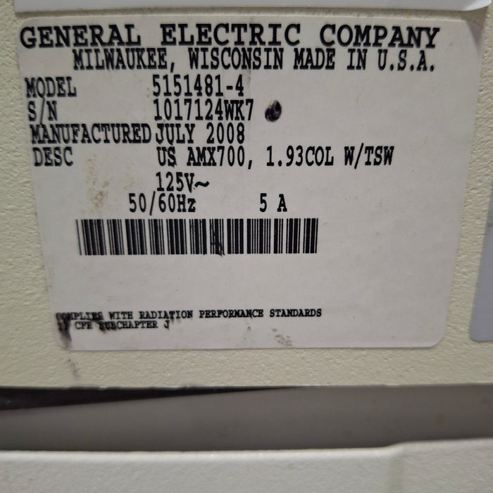 GE Healthcare AMX700 Portable X-Ray