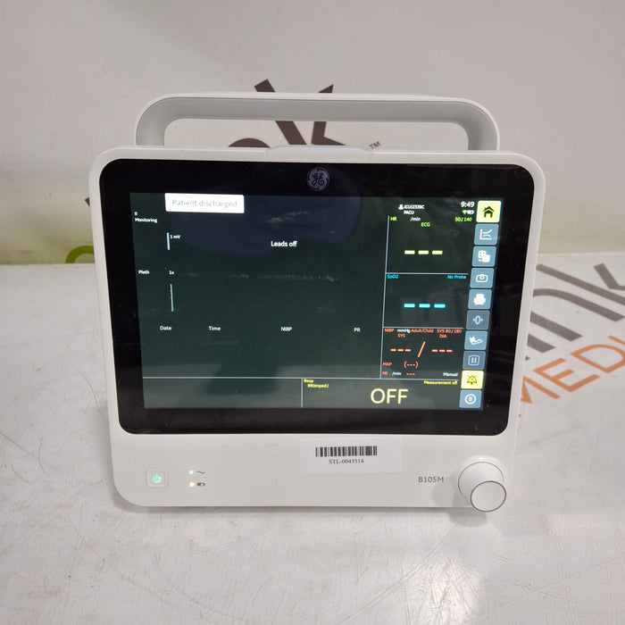 GE Healthcare B105M Patient Monitor