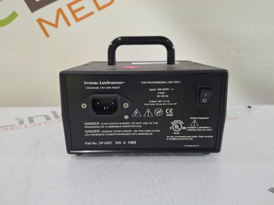 Integra Lifesciences Padgett DP-0007 Model S Electric Dermatome Power Supply