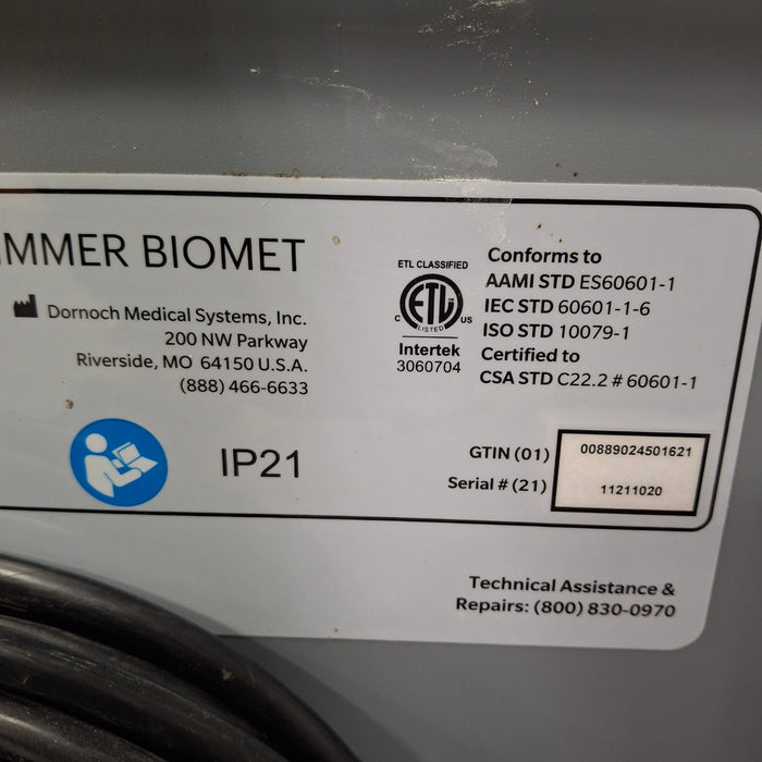 Zimmer Biomet Intellicart System Duo Fluid Cart