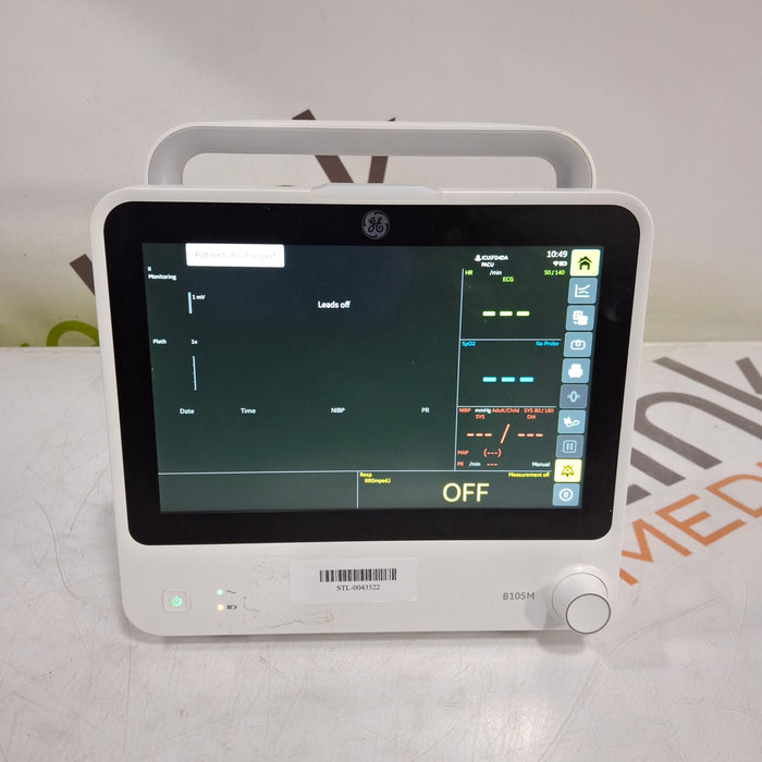 GE Healthcare B105M Patient Monitor