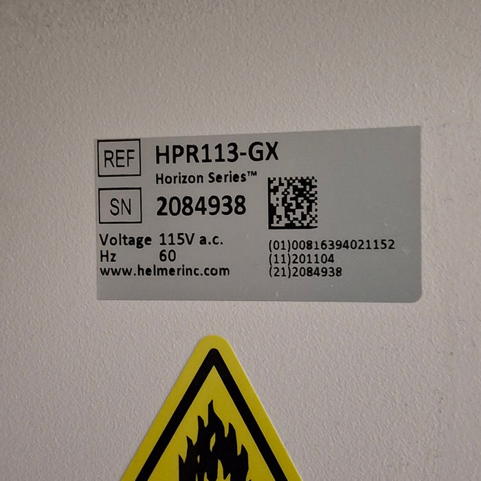 Helmer Inc HPR113-GX Pharmacy Refrigerator