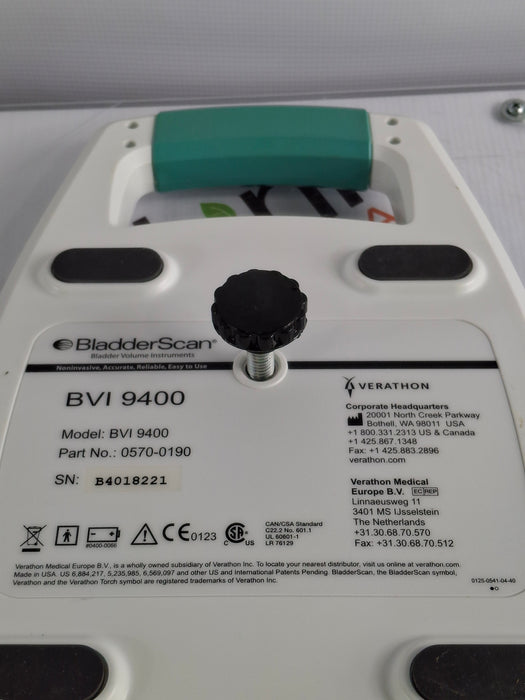 Verathon Medical, Inc BVI 9400 Bladderscan