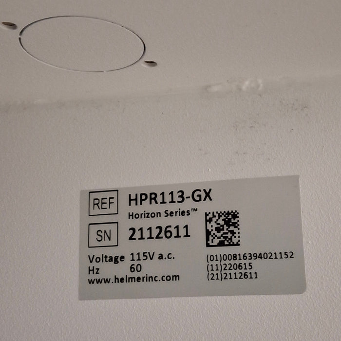 Helmer Inc HPR113-GX Pharmacy Refrigerator