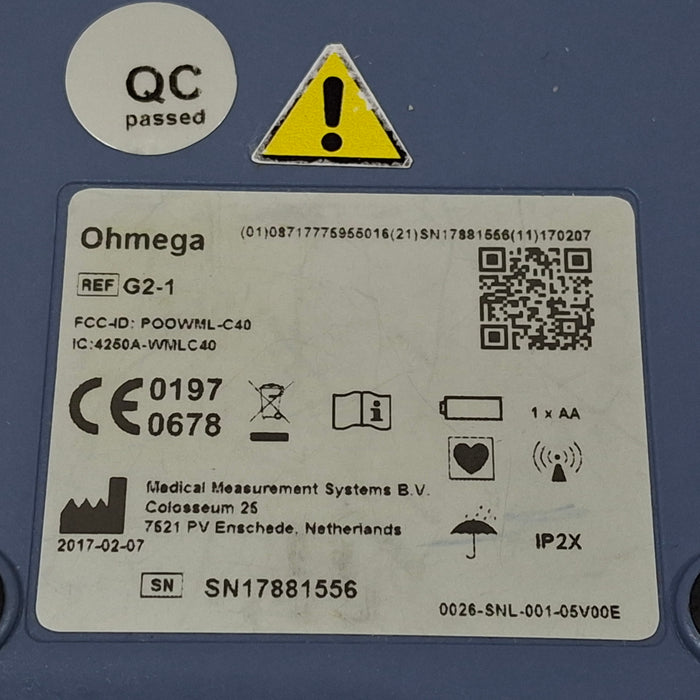 Medical Measurement Systems Ohmega pH Recorder