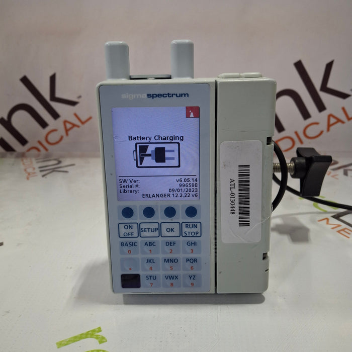 Baxter Sigma Spectrum 6.05.14 with A/B/G/N Battery Infusion Pump